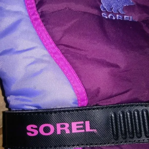 Sorel Winter Boots Flurry Pink Purple - Picture 2 of 4